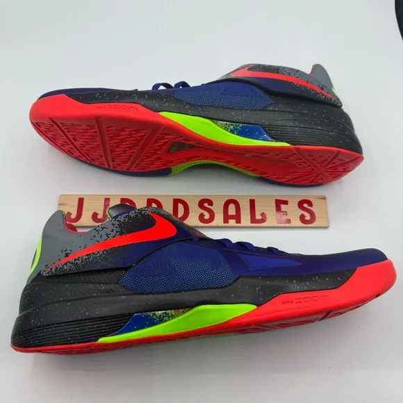 Nike Zoom Kd 4 IV Nerf Basketball Concord Bright Crimson FQ8180-400 Men’s Sz 16